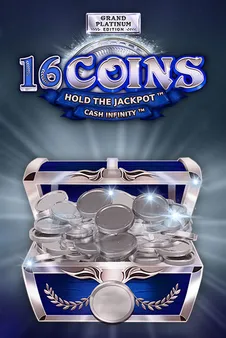 16 Coins Grand Platinum slot poster by Wazdan