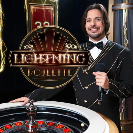 Lightning Roulette live table poster by Evolution Gaming